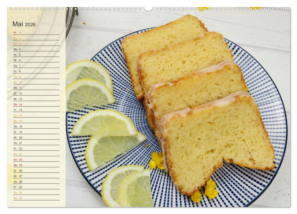 Kuchen, Keks und Co: Frau Bennos Leckereien für das ganze Jahr (CALVENDO Premium Wandkalender 2026)