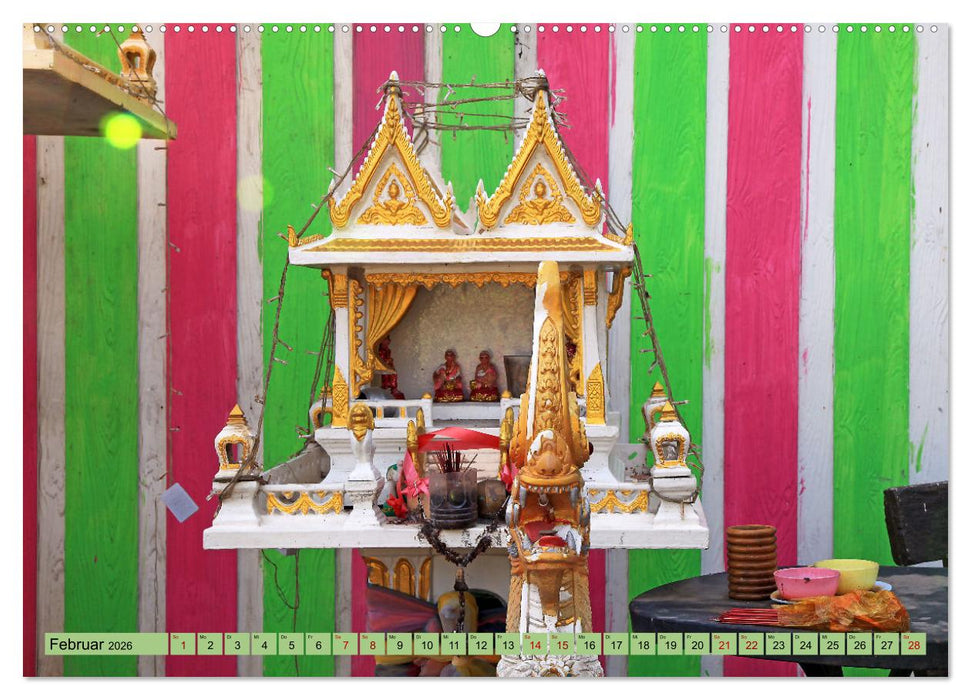 Asien Geisterhäuschen (CALVENDO Premium Wandkalender 2026)
