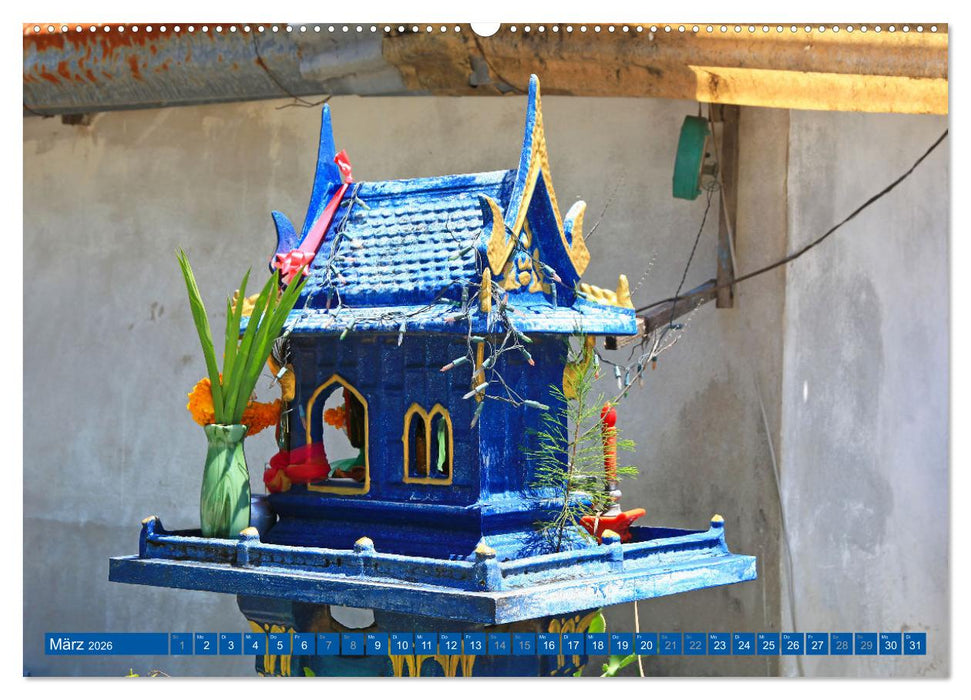 Asien Geisterhäuschen (CALVENDO Premium Wandkalender 2026)