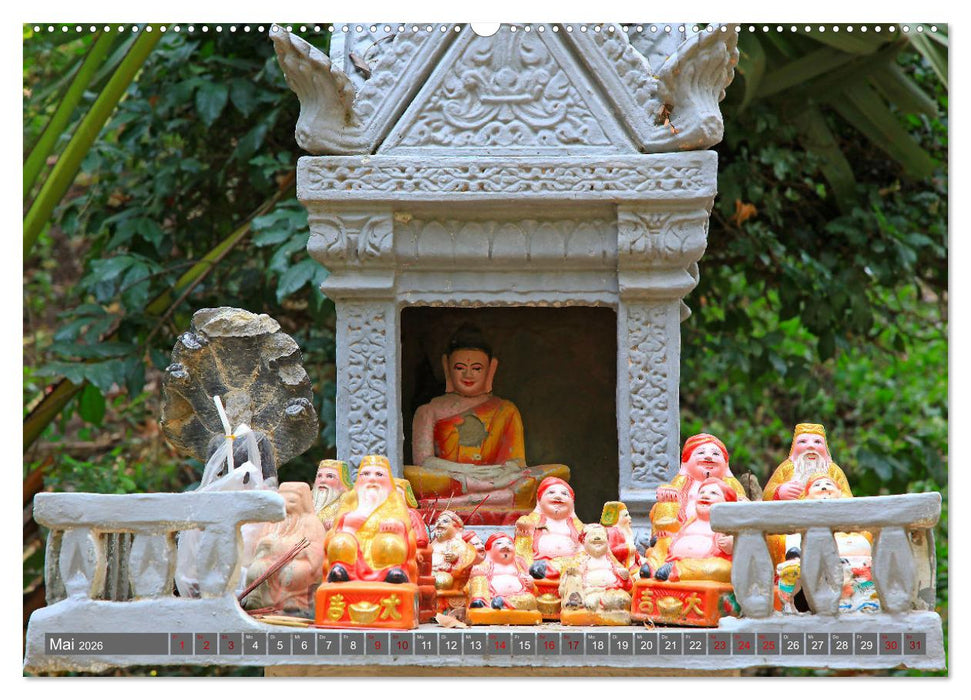 Asien Geisterhäuschen (CALVENDO Premium Wandkalender 2026)