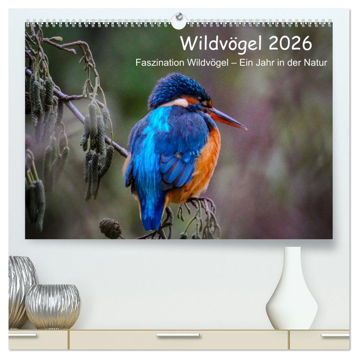Wildvögel 2026 (CALVENDO Premium Wandkalender 2026)