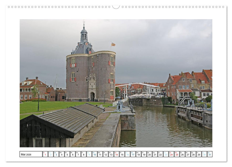 Hollands alte Hansestädte (CALVENDO Premium Wandkalender 2026)