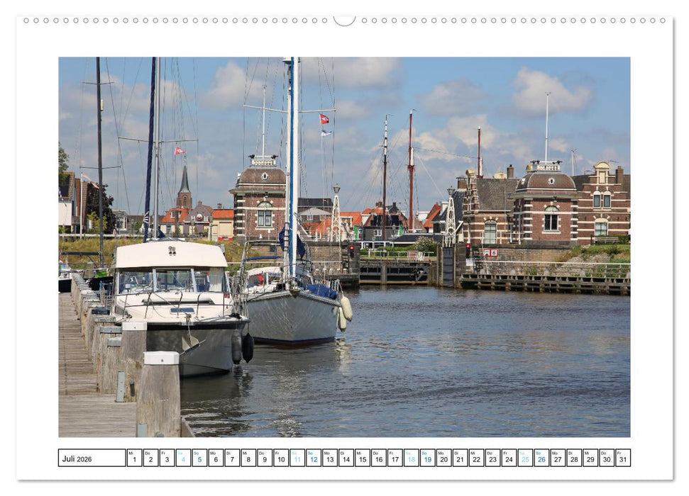 Hollands alte Hansestädte (CALVENDO Premium Wandkalender 2026)