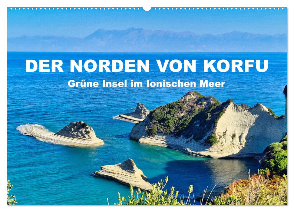 Der Norden von Korfu (CALVENDO Wandkalender 2026)