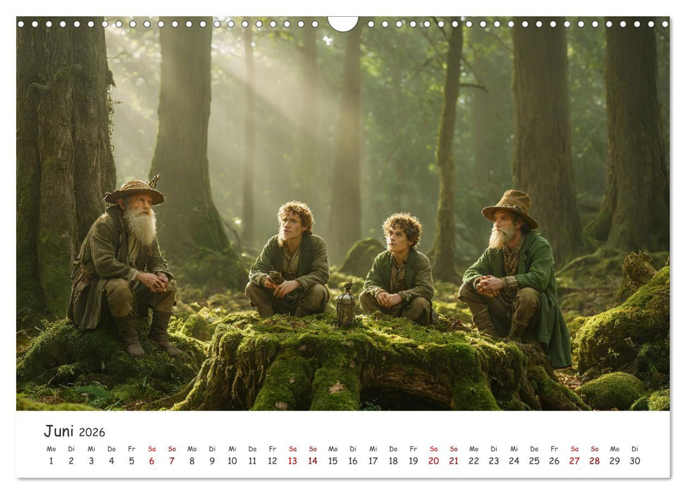 Keltische Legenden - Die kleinen Wesen der Natur (CALVENDO Wandkalender 2026)