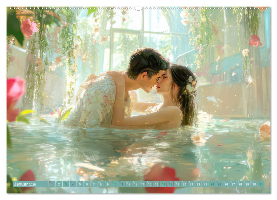Zarte anmutige Romanzen (CALVENDO Wandkalender 2026)