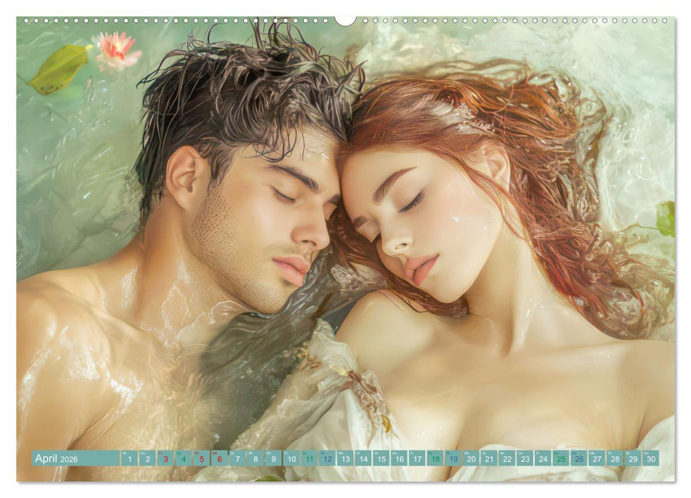 Zarte anmutige Romanzen (CALVENDO Wandkalender 2026)