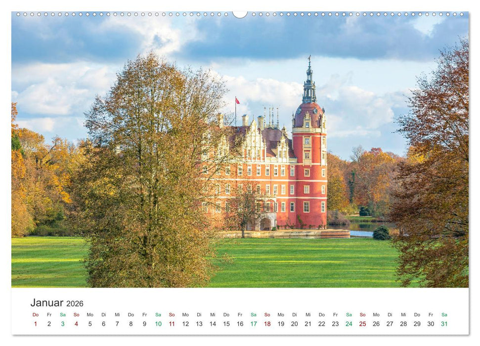 Schlösser - Bauwerke der Vergangenheit (CALVENDO Wandkalender 2026)