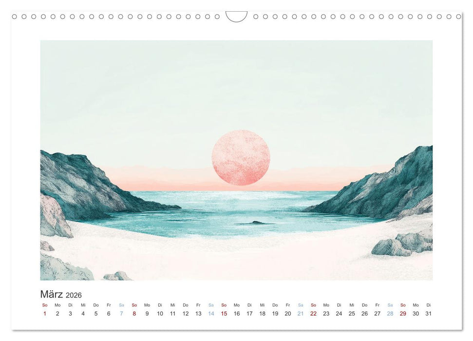 Die Wogen des Lichts (CALVENDO Wandkalender 2026)