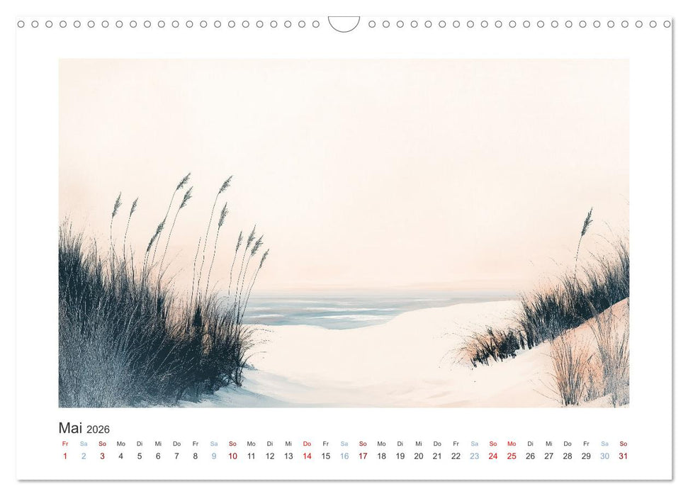 Die Wogen des Lichts (CALVENDO Wandkalender 2026)