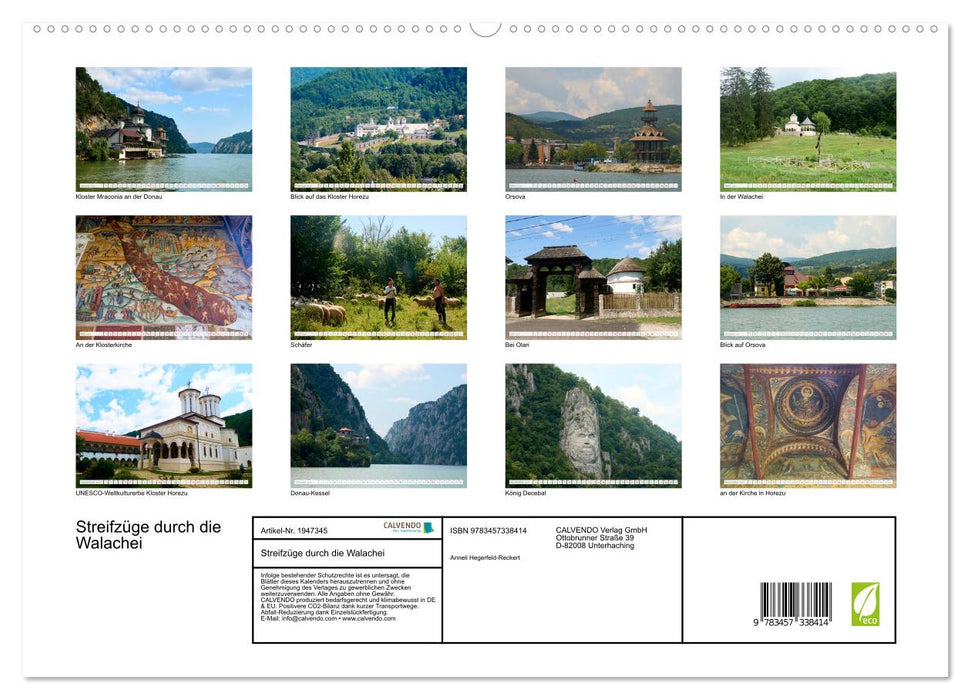 Streifzüge durch die Walachei (CALVENDO Premium Wandkalender 2026)