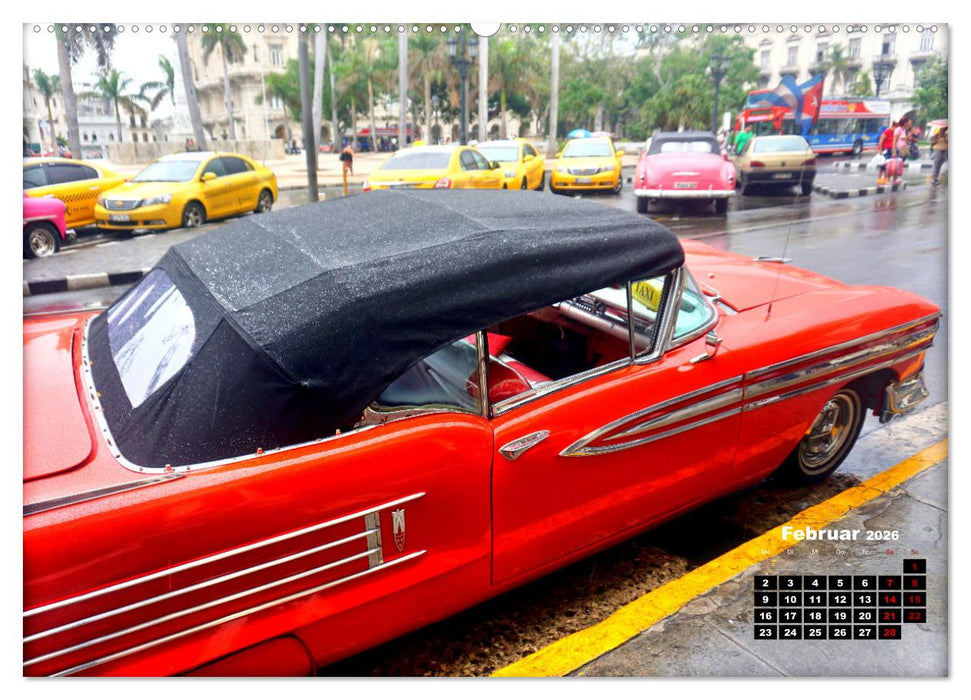 Der rote Star . Oldsmobile Starfire 98 (CALVENDO Wandkalender 2026)