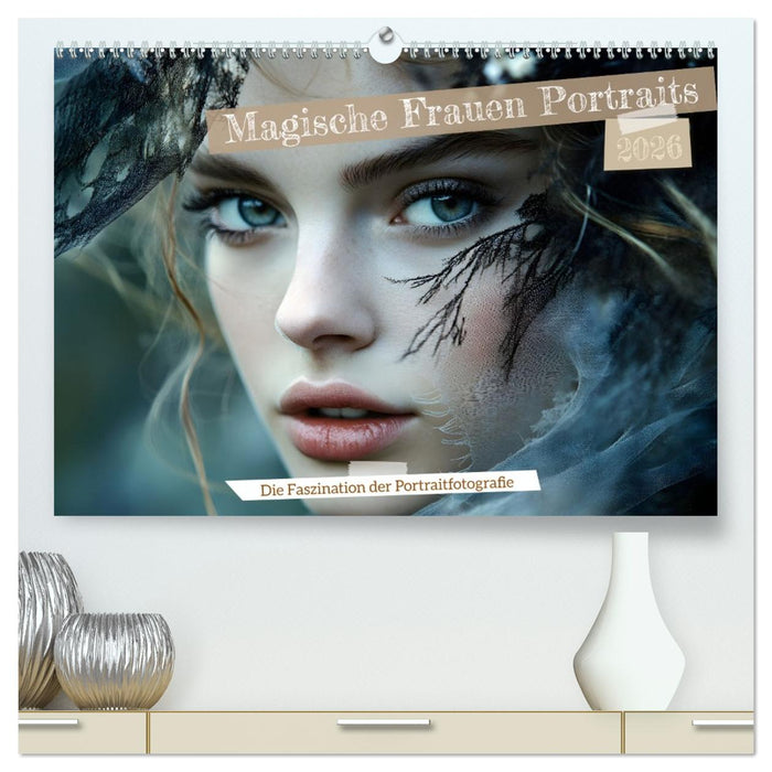 Magische Frauen Portraits (CALVENDO Premium Wandkalender 2026)