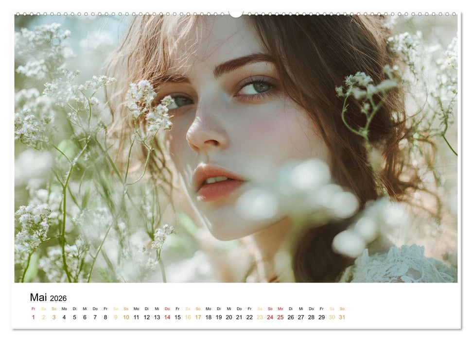 Magische Frauen Portraits (CALVENDO Premium Wandkalender 2026)