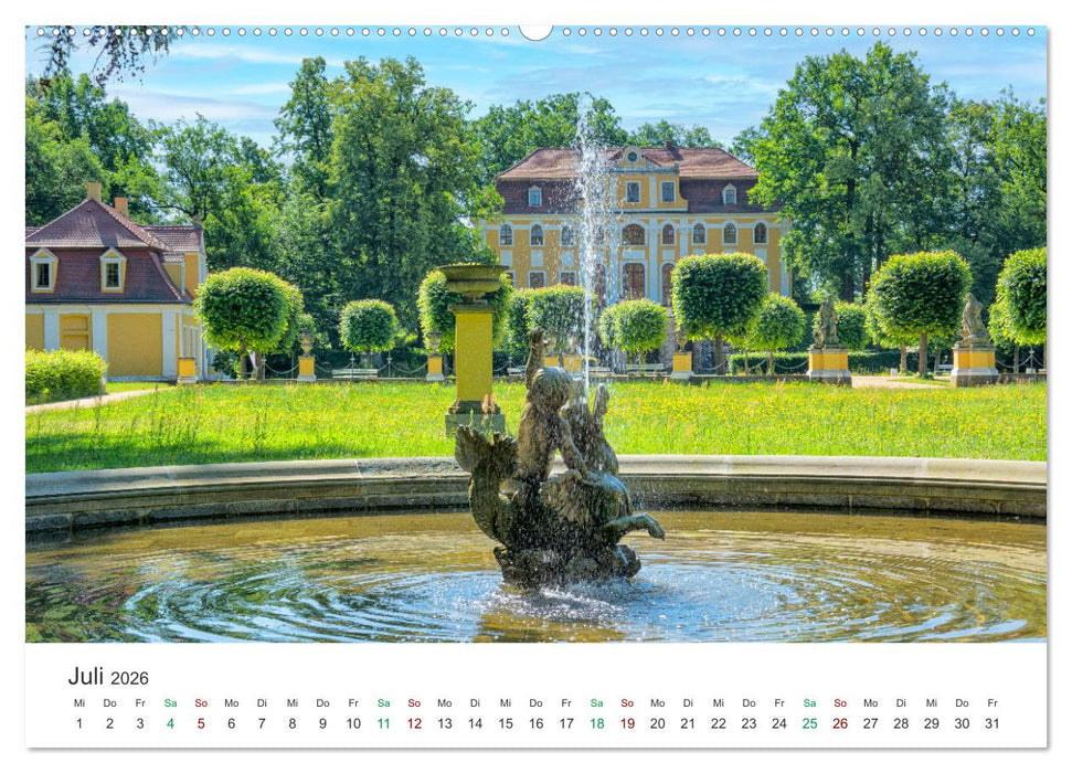 Schlösser - Bauwerke der Vergangenheit (CALVENDO Premium Wandkalender 2026)