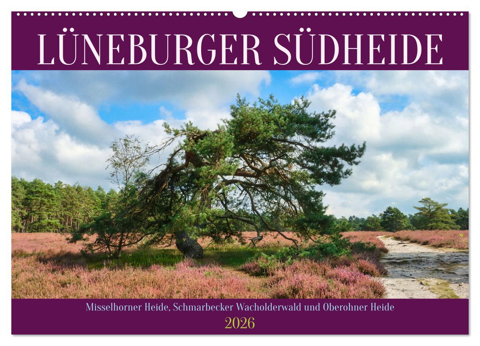 Lüneburger Südheide (CALVENDO Wandkalender 2026)