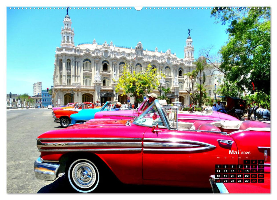 Der rote Star . Oldsmobile Starfire 98 (CALVENDO Premium Wandkalender 2026)