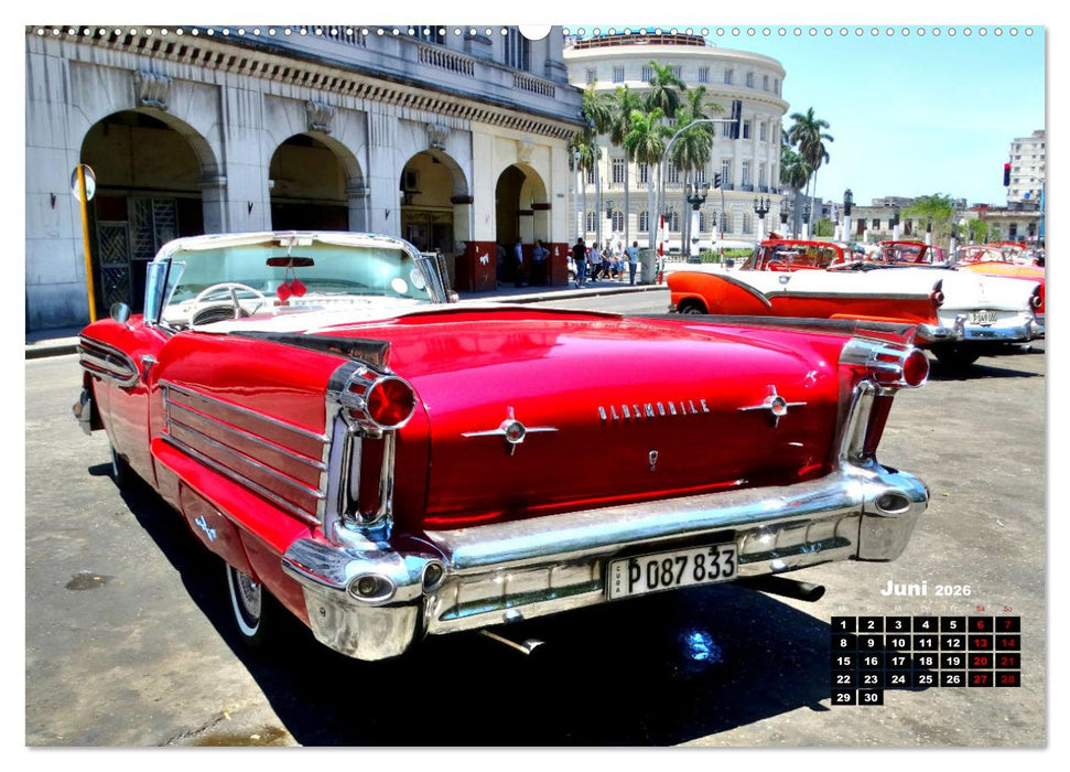 Der rote Star . Oldsmobile Starfire 98 (CALVENDO Premium Wandkalender 2026)