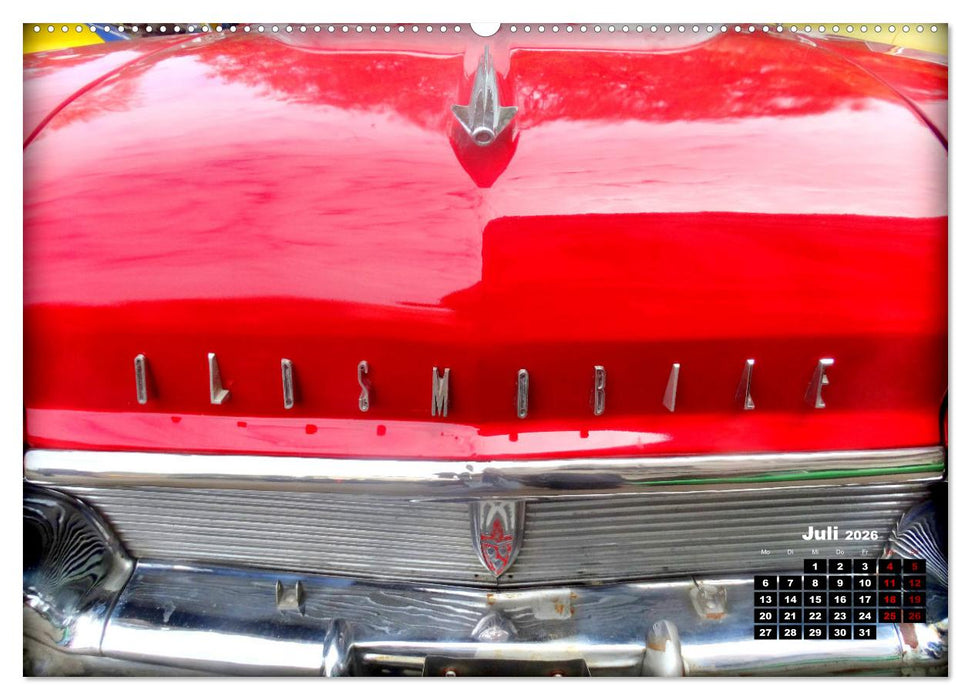 Der rote Star . Oldsmobile Starfire 98 (CALVENDO Premium Wandkalender 2026)