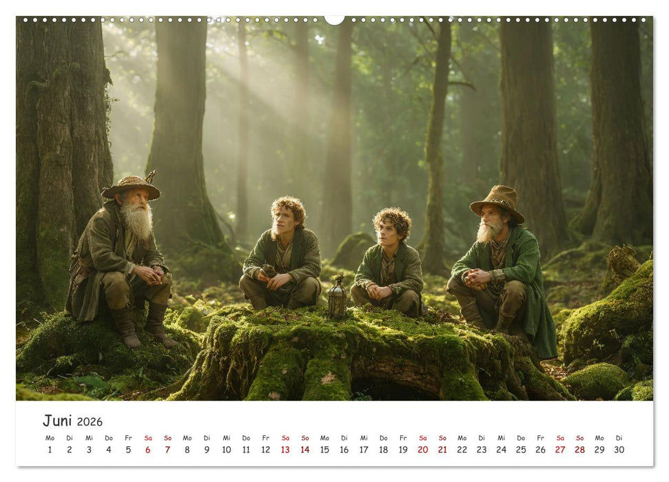 Keltische Legenden - Die kleinen Wesen der Natur (CALVENDO Premium Wandkalender 2026)