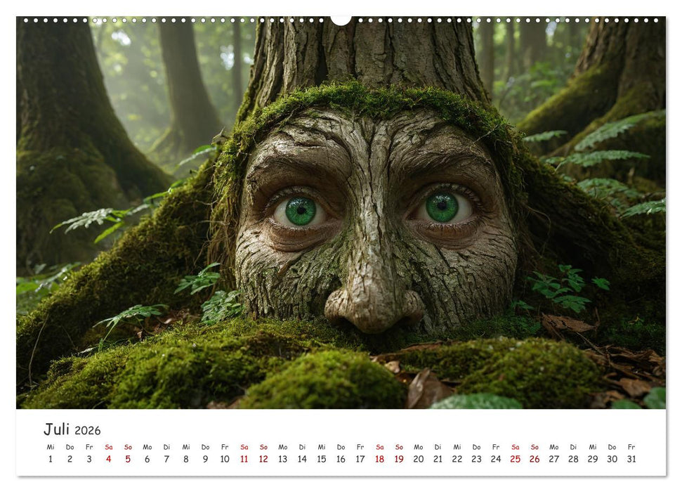 Keltische Legenden - Die kleinen Wesen der Natur (CALVENDO Premium Wandkalender 2026)