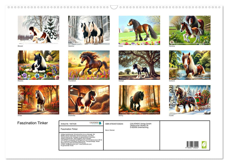 Faszination Tinker (CALVENDO Wandkalender 2026)