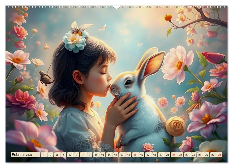Freundschaften ohne Worte (CALVENDO Premium Wandkalender 2026)