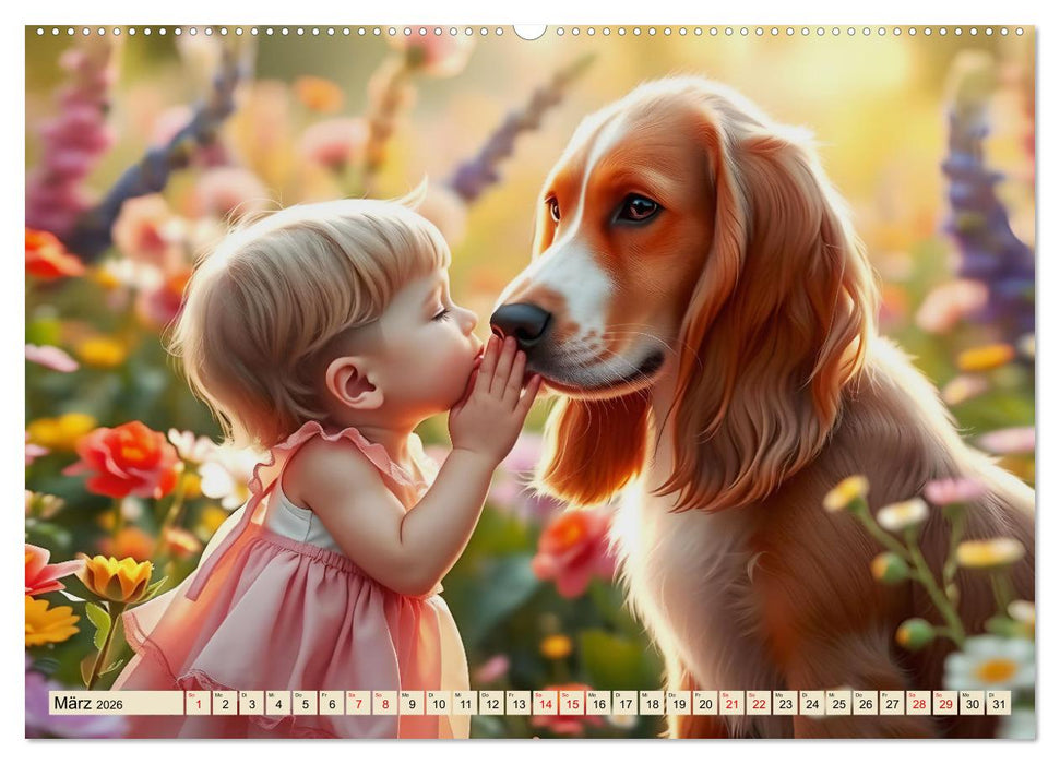 Freundschaften ohne Worte (CALVENDO Premium Wandkalender 2026)