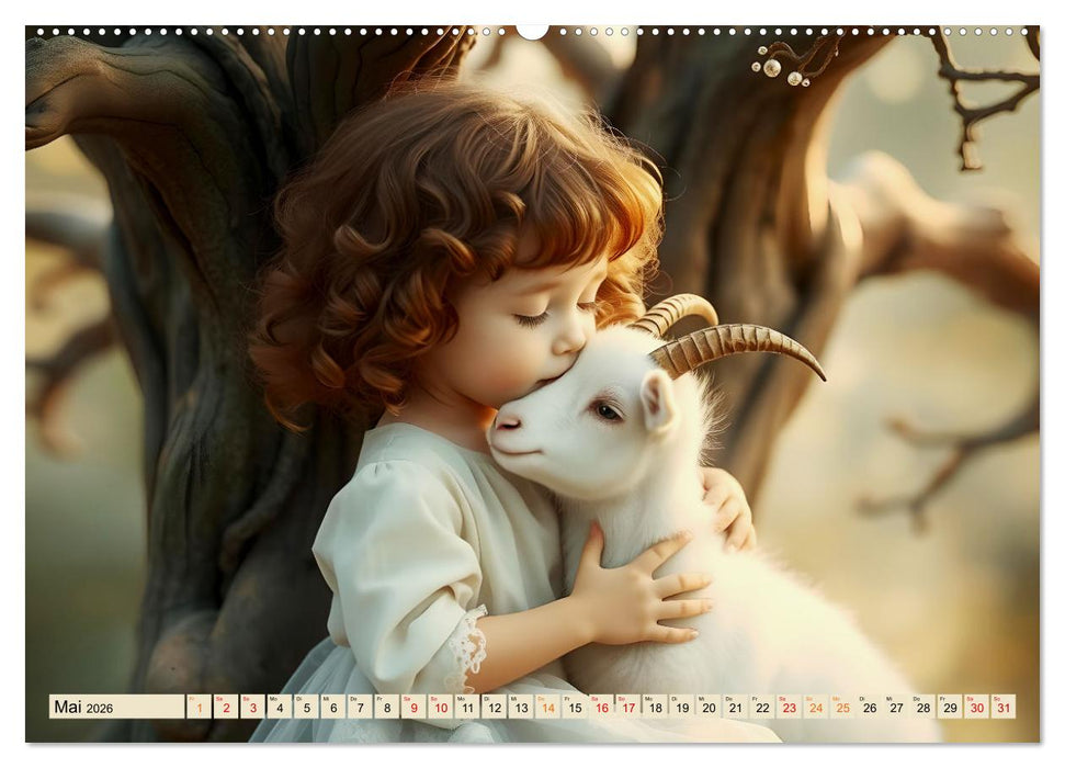 Freundschaften ohne Worte (CALVENDO Premium Wandkalender 2026)