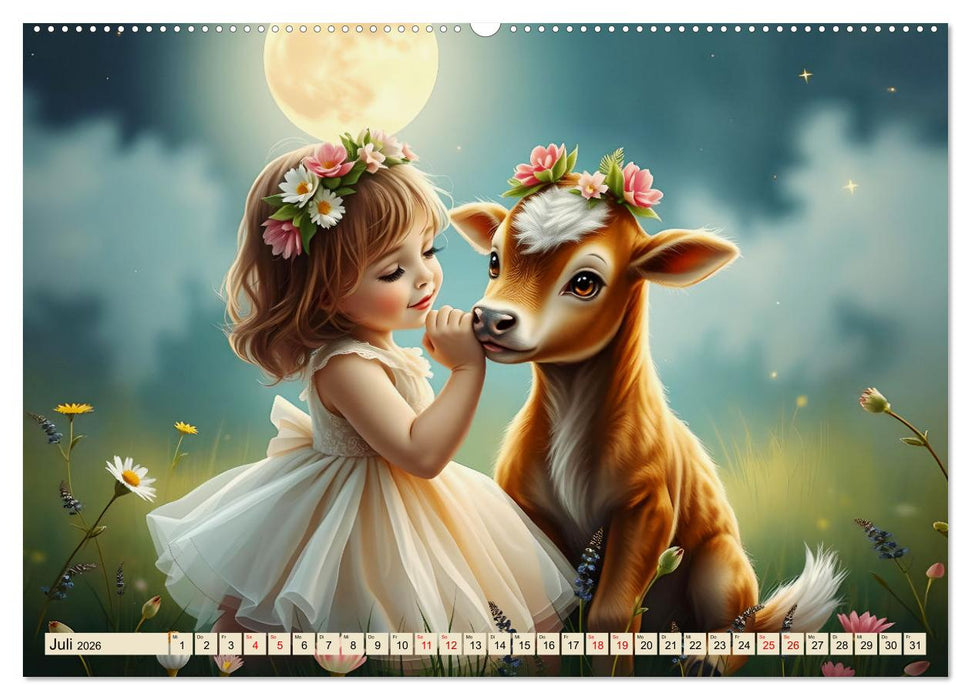 Freundschaften ohne Worte (CALVENDO Premium Wandkalender 2026)