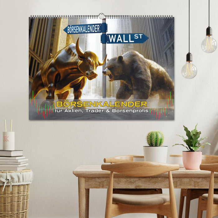 Börsenkalender – der Kalender für Aktien, Trader und Börsenprofis. (CALVENDO Wandkalender 2026)