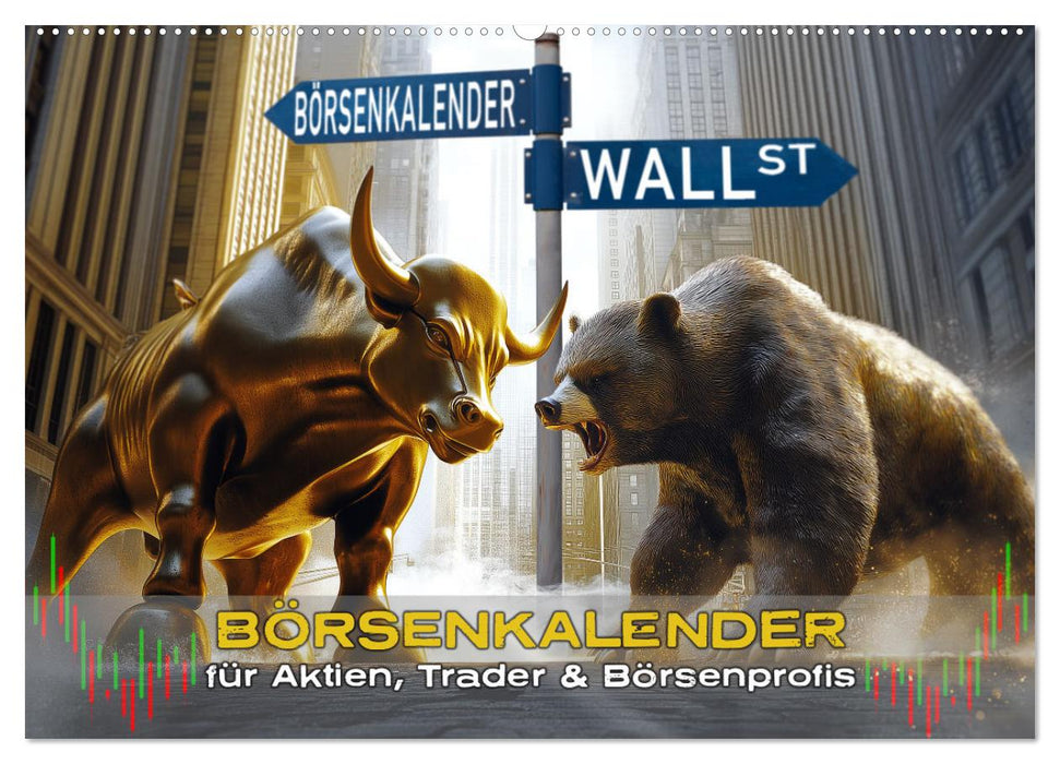 Börsenkalender – der Kalender für Aktien, Trader und Börsenprofis. (CALVENDO Wandkalender 2026)