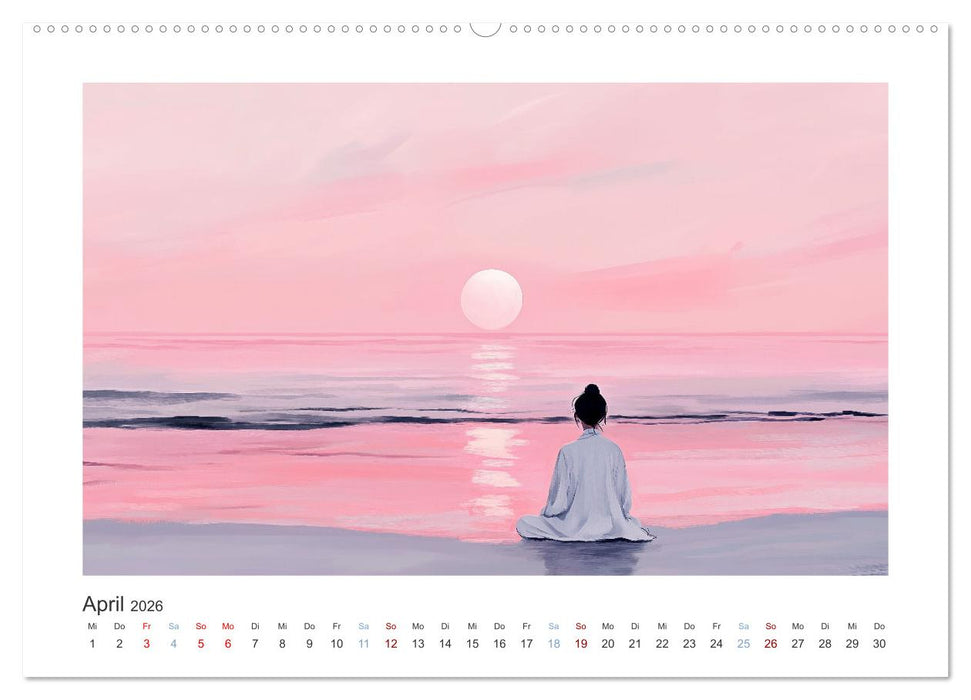 Die Wogen des Lichts (CALVENDO Premium Wandkalender 2026)