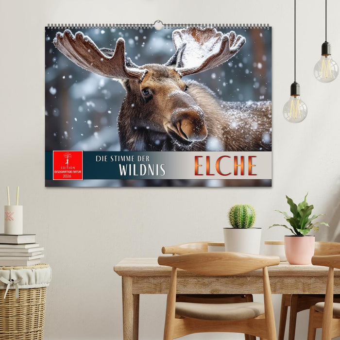 Elche - die Stimme der Wildnis (CALVENDO Wandkalender 2026)