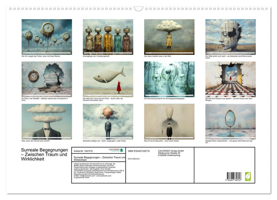 Surreale Begegnungen – Zwischen Traum und Wirklichkeit (CALVENDO Wandkalender 2026)