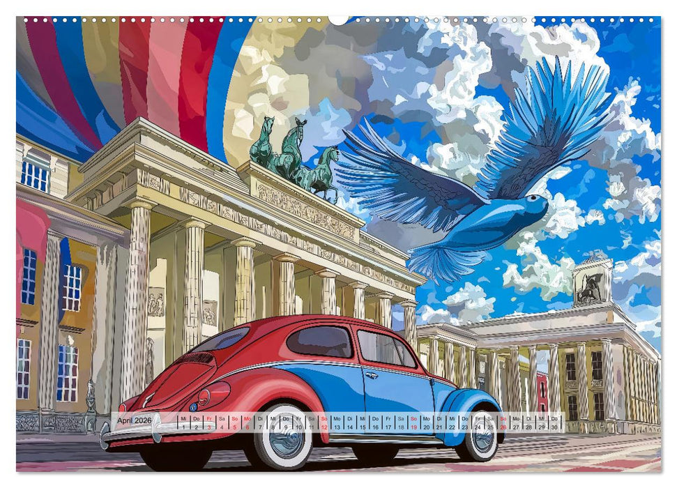 Comic City (CALVENDO Premium Wandkalender 2026)