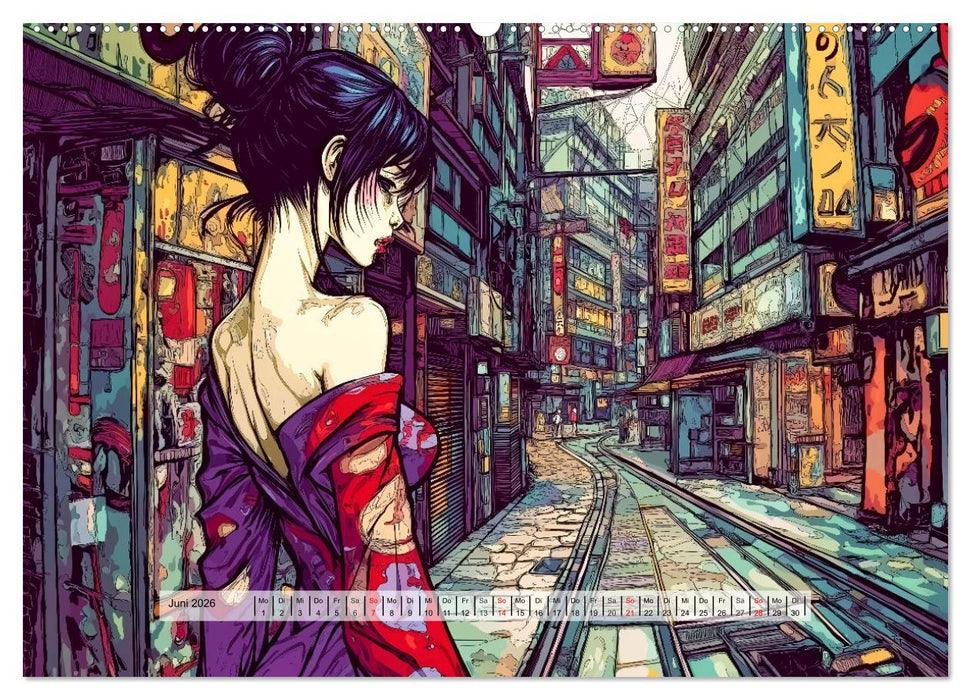 Comic City (CALVENDO Premium Wandkalender 2026)