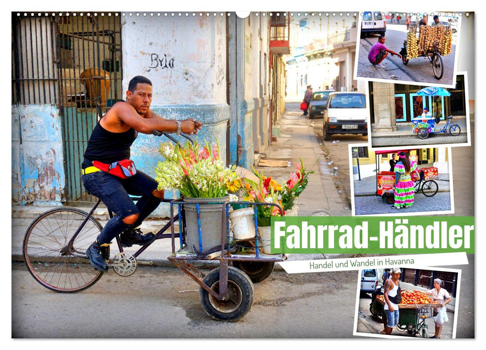Fahrrad-Händler - Handel und Wandel in Havanna (CALVENDO Wandkalender 2026)