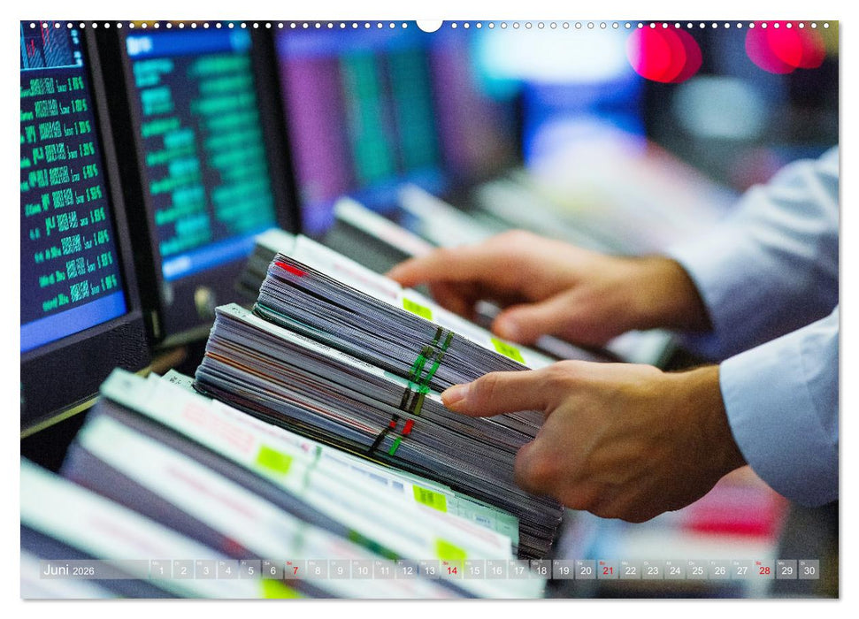 Börsenkalender – der Kalender für Aktien, Trader und Börsenprofis. (CALVENDO Premium Wandkalender 2026)