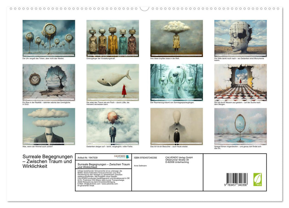 Surreale Begegnungen – Zwischen Traum und Wirklichkeit (CALVENDO Premium Wandkalender 2026)