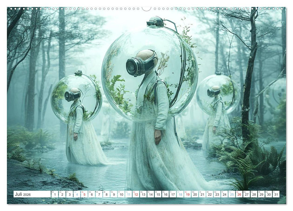 Surreale Begegnungen – Zwischen Traum und Wirklichkeit (CALVENDO Premium Wandkalender 2026)