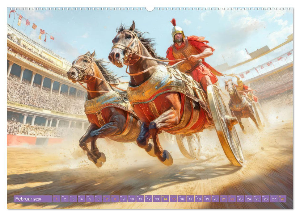Die Römer - Kämpfe und Alltag (CALVENDO Wandkalender 2026)