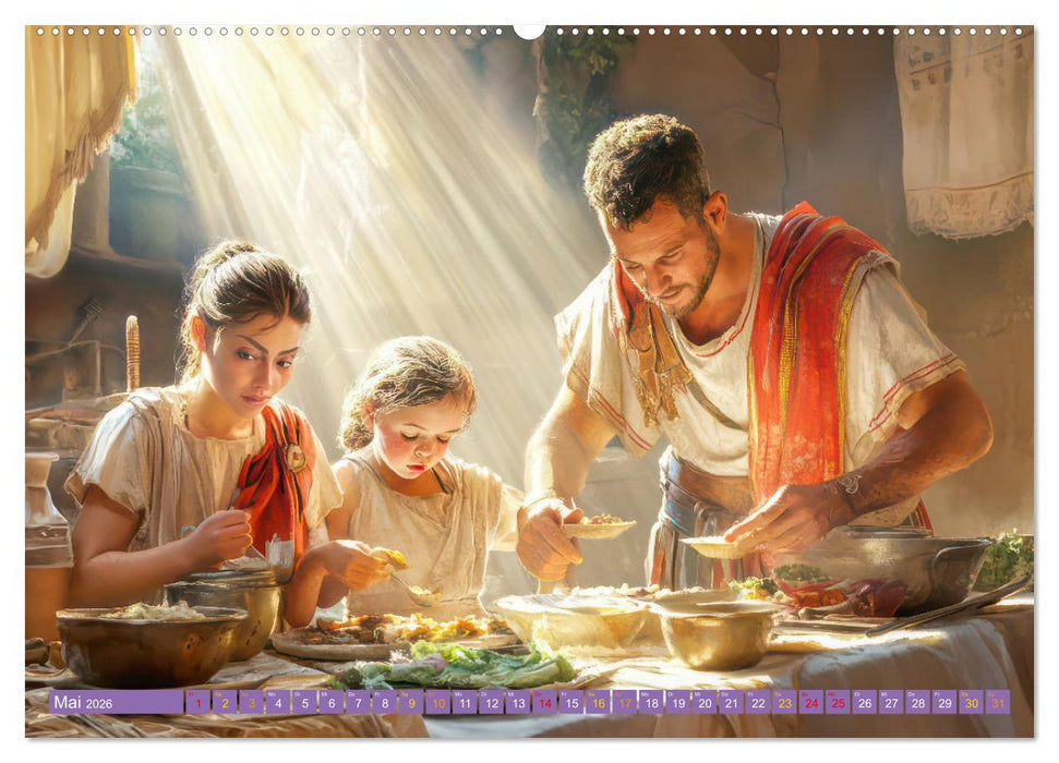 Die Römer - Kämpfe und Alltag (CALVENDO Wandkalender 2026)