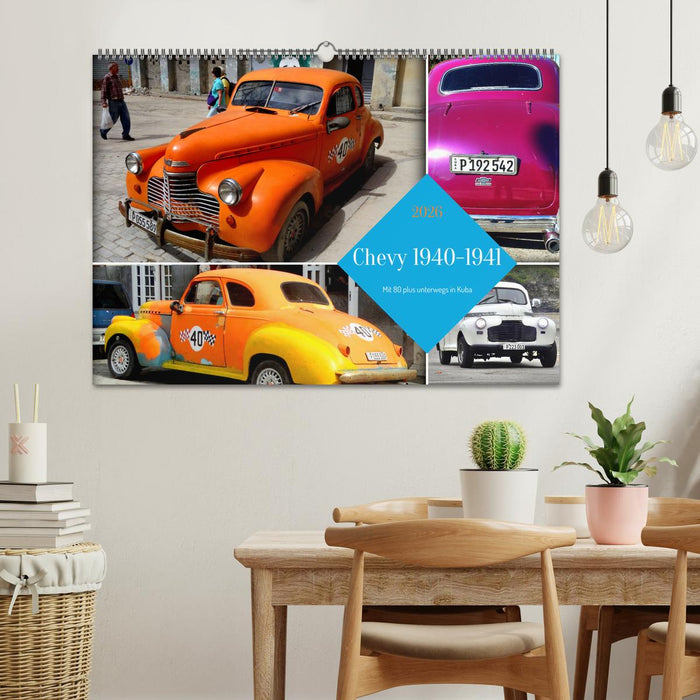 Chevy 1940-1941 - Mit 80 plus unterwegs in Kuba (CALVENDO Wandkalender 2026)