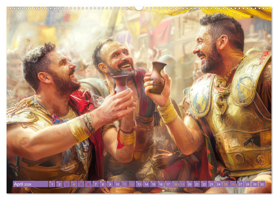 Die Römer - Kämpfe und Alltag (CALVENDO Premium Wandkalender 2026)