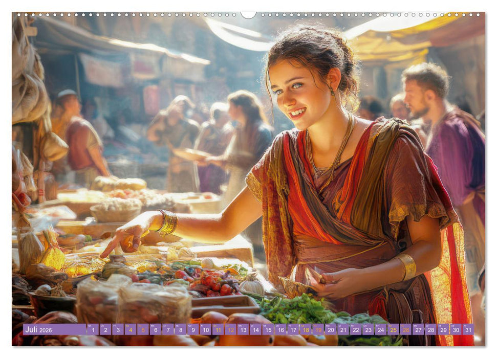 Die Römer - Kämpfe und Alltag (CALVENDO Premium Wandkalender 2026)