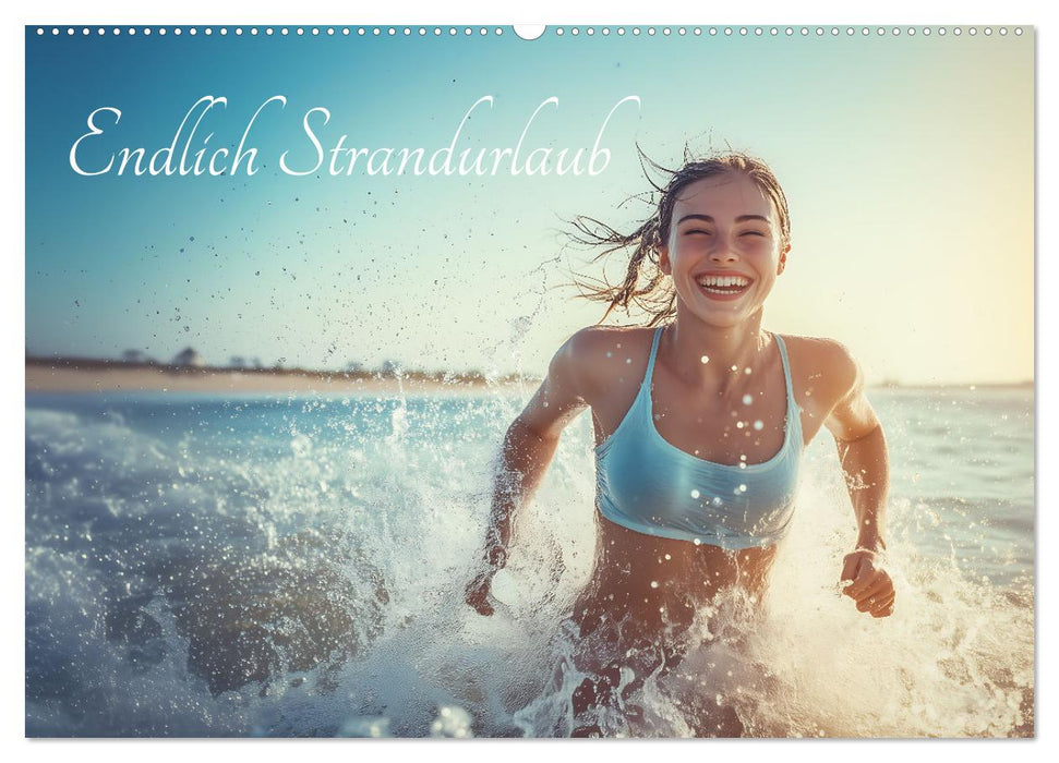 Endlich Strandurlaub (CALVENDO Wandkalender 2026)