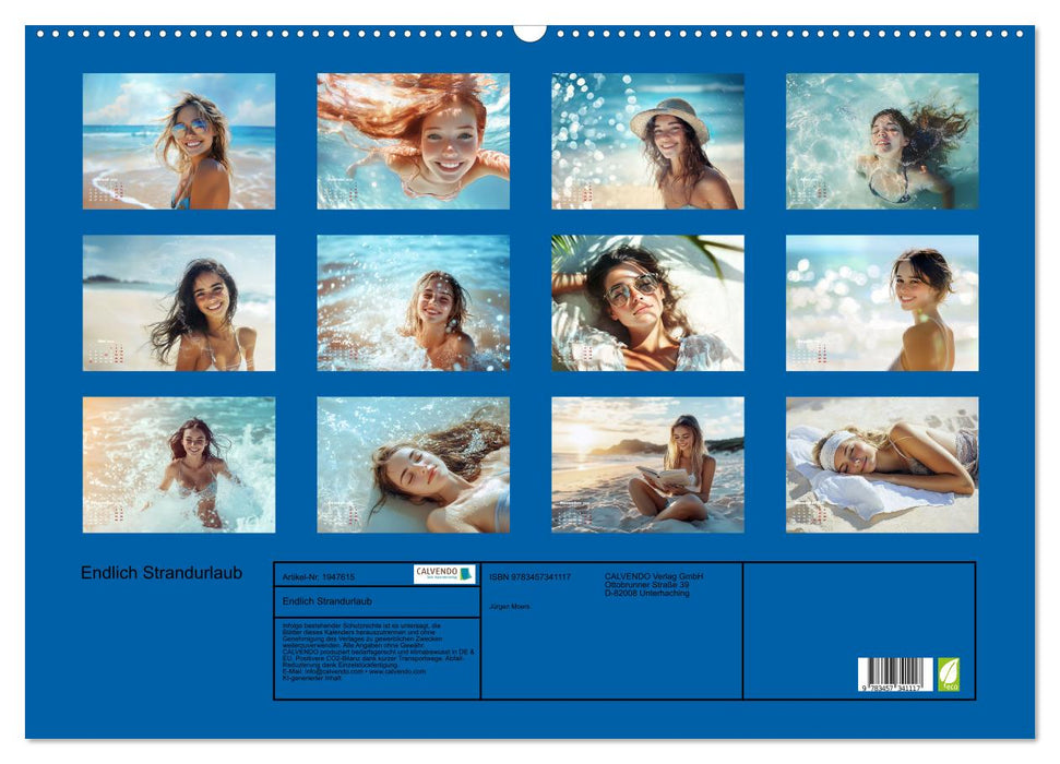 Endlich Strandurlaub (CALVENDO Wandkalender 2026)