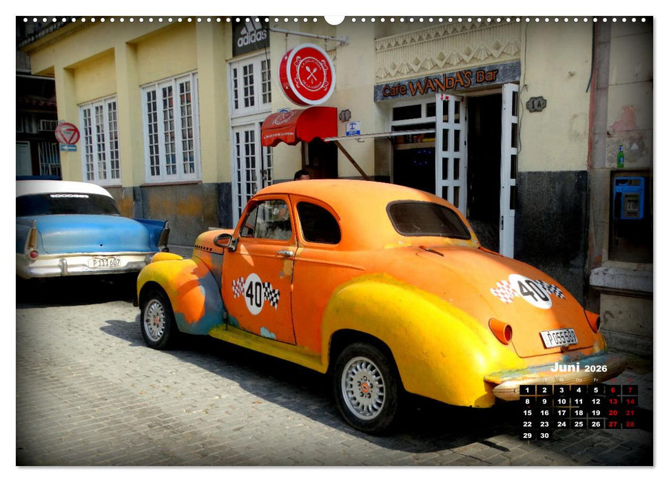 Chevy 1940-1941 - Mit 80 plus unterwegs in Kuba (CALVENDO Premium Wandkalender 2026)