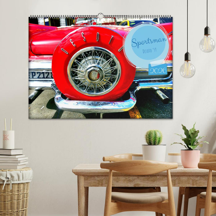 Sportsman - Desoto '59 (CALVENDO Wandkalender 2026)